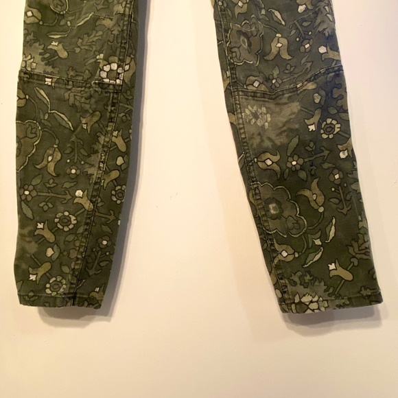 Anthropologie The Wanderer Pants - Green Floral - Picture 6 of 6